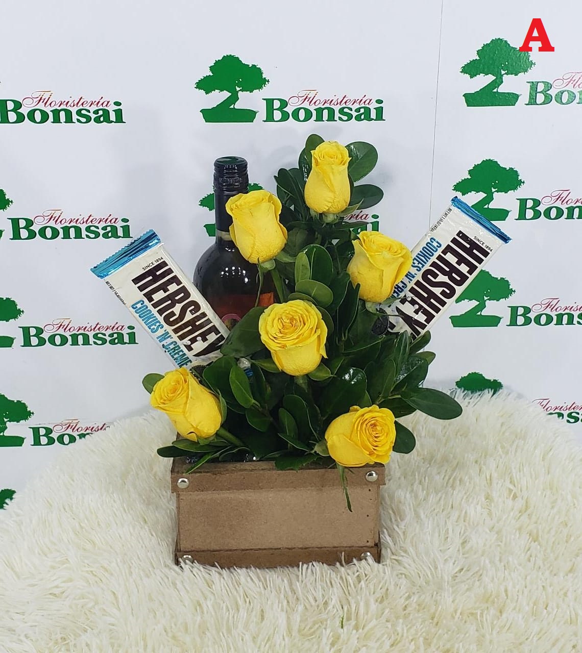 Arreglo Rosas Amarillas AiA7 - Floristeria Bonsai