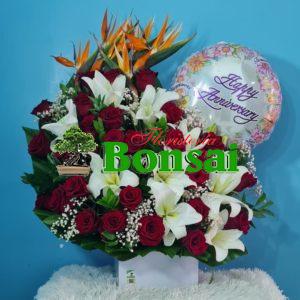 rosas rojas lilium